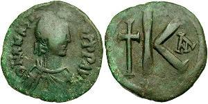 1/2 Фолліс Візантійська імперія (330-1453) Бронза Анастасій I (430-518)