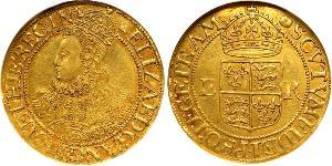 1/2 Фунт Королевство Англия (927-1649,1660-1707) Золото Елизавета I (1533-1603)