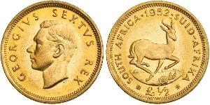 1/2 Фунт Южно-Африканская Республика (1910 - ) Золото Георг VI (1895-1952)