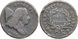 1/2 Цент США (1776 - ) Медь 