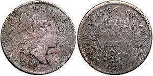 1/2 Цент США (1776 - ) Медь 