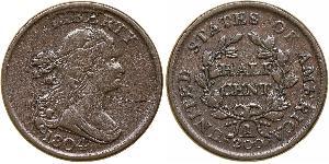 1/2 Цент США (1776 - ) Медь 