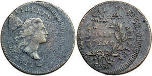 1/2 Цент США (1776 - ) Мідь 