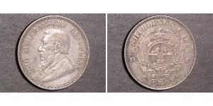 1/2 Шиллинг Южно-Африканская Республика (1910 - ) Серебро Крюгер, Пауль (1825 - 1904)