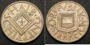 1/2 Шилінг Перша Австрійська Республіка (1918-1934) Срібло 