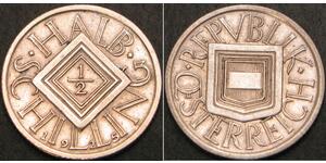 1/2 Шилінг Перша Австрійська Республіка (1918-1934) Срібло 