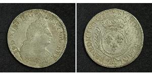1/2 Экю Франкське королівство (843-1791) Срібло Людовик XIV (1638-1715)