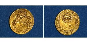 1/2 Эскудо Соединённые Провинции Центральной Америки (1823 - 1838) / Costa Rica (1821 - ) / Гватемала Золото 