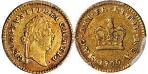 1/3 Guinea Kingdom of Great Britain (1707-1801) Gold George III (1738-1820)