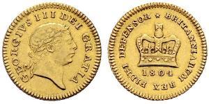 1/3 Guinea Vereinigtes Königreich von Großbritannien und Irland (1801-1922) Gold Georg III (1738-1820)