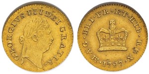 1/3 Guinea Royaume de Grande-Bretagne (1707-1801) Or George III (1738-1820)