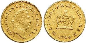 1/3 Guinea Regno Unito di Gran Bretagna (1707-1801) Oro Giorgio III (1738-1820)