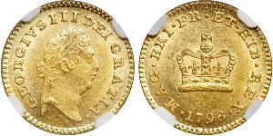 1/3 Guinea Regno Unito di Gran Bretagna (1707-1801) Oro Giorgio III (1738-1820)