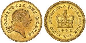 1/3 Guinea Reino Unido de Gran Bretaña e Irlanda (1801-1922) Oro Jorge III (1738-1820)