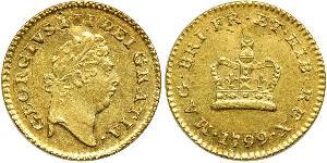 1/3 Guinea 大不列顛王國 (1707 - 1800) 金 喬治三世 (1738-1820)