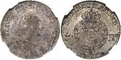 1/3 Riksdaler Швеция Серебро Густав III (1746 - 1792)