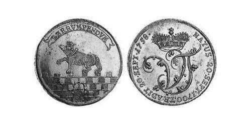 1/3 Thaler Anhalt-Bernburg (1603 - 1863) Silber Viktor II. Friedrich (Anhalt-Bernburg)(1700 – 1765)