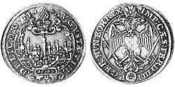1/3 Thaler Imperial City of Augsburg (1276 - 1803) Silver Ferdinand II, Holy Roman Emperor  (1578 -1637)