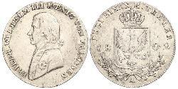 1/3 Thaler Kingdom of Prussia (1701-1918) Silver Frederick William III of Prussia (1770 -1840)