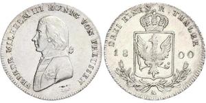 1/3 Thaler Kingdom of Prussia (1701-1918) Silver Frederick William III of Prussia (1770 -1840)