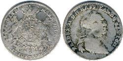1/3 Thaler Landgraviate of Hesse-Kassel (1567 - 1806) Silver 