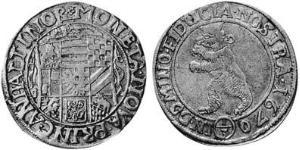 1/3 Талер Анхальт (1212 - 1806) Серебро 