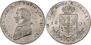 1/3 Талер Пруссия (королевство) (1701-1918) Серебро Фридрих Вильгельм III, король Пруссии (1770 -1840)