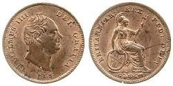 1/3 Фартінг Сполучене королівство Великобританії та Ірландії (1801-1922) Мідь Вільгельм IV (1765-1837)
