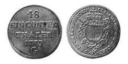 1/48 Thaler Imperial City of Augsburg (1276 - 1803) Silver 