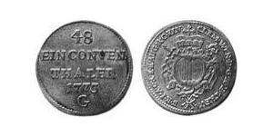 1/48 Thaler Imperial City of Augsburg (1276 - 1803) Silver 