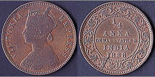 1/4 Anna Britisch-Indien (1858-1947)  Victoria (1819 - 1901)