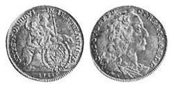 1/4 Carolin Electorate of Bavaria (1623 - 1806) Oro 