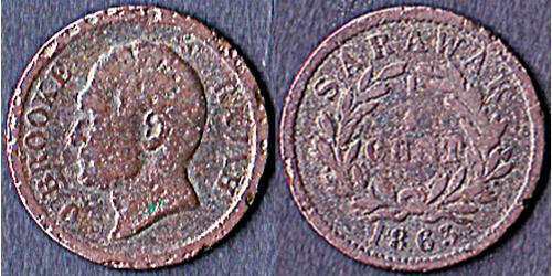 1/4 Cent Sarawak Cobre 