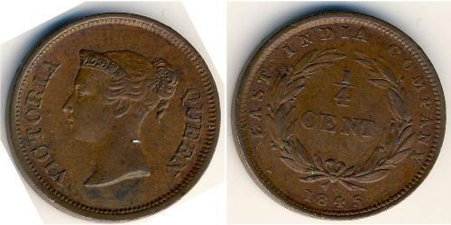 1/4 Cent Straits Settlements (1826 - 1946) Kupfer 