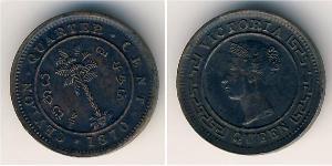 1/4 Cent 斯里蘭卡 (1948 - ) 銅 维多利亚 (英国君主)