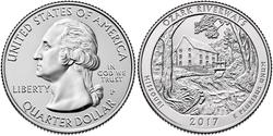 1/4 Dollar USA (1776 - ) Copper George Washington
