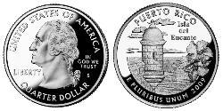 1/4 Dollar USA (1776 - ) Copper/Nickel 