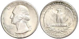 1/4 Dollar Vereinigten Staaten von Amerika (1776 - ) Kupfer/Nickel George Washington