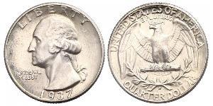 1/4 Dollar Vereinigten Staaten von Amerika (1776 - ) Kupfer/Nickel George Washington
