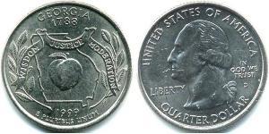 1/4 Dollar Vereinigten Staaten von Amerika (1776 - ) Kupfer/Nickel George Washington