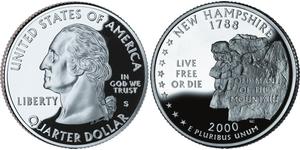 1/4 Dollar Vereinigten Staaten von Amerika (1776 - ) Kupfer/Nickel George Washington
