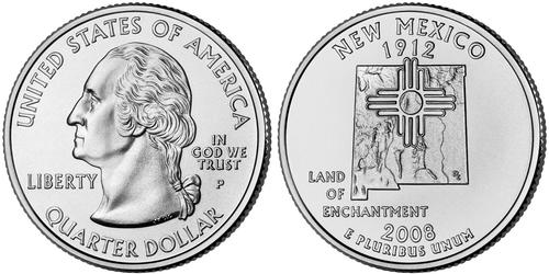 1/4 Dollar Vereinigten Staaten von Amerika (1776 - ) Kupfer/Nickel George Washington