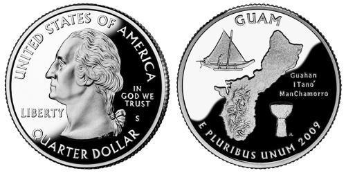 1/4 Dollar Vereinigten Staaten von Amerika (1776 - ) Kupfer/Nickel 