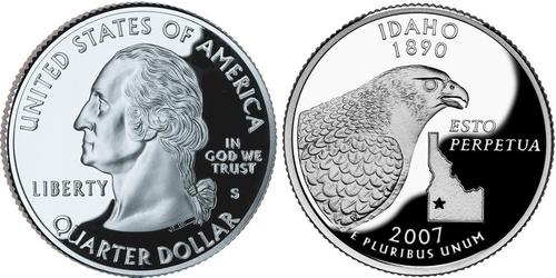 1/4 Dollar Vereinigten Staaten von Amerika (1776 - ) Kupfer/Nickel George Washington