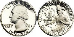 1/4 Dollar Vereinigten Staaten von Amerika (1776 - ) Silber George Washington