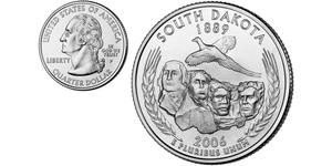 1/4 Dollar Vereinigten Staaten von Amerika (1776 - ) Silber George Washington