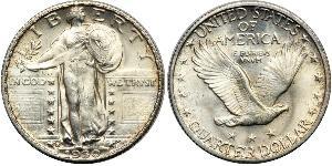 1/4 Dollar Vereinigten Staaten von Amerika (1776 - ) Silber 