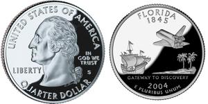 1/4 Dollar Vereinigten Staaten von Amerika (1776 - ) Silber George Washington