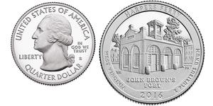 1/4 Dollar Vereinigten Staaten von Amerika (1776 - ) Silber George Washington