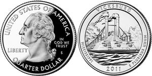 1/4 Dollar Vereinigten Staaten von Amerika (1776 - ) Silber George Washington
